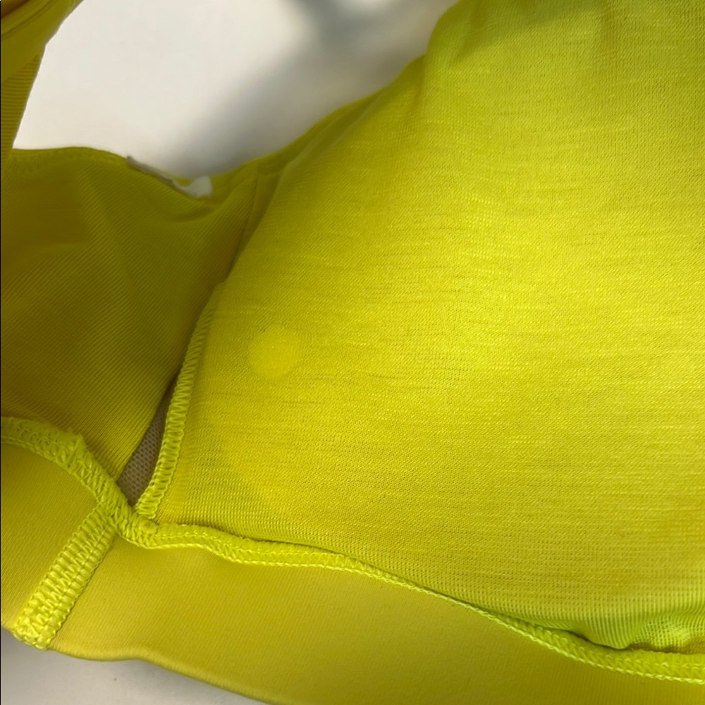 lululemon athletica Yellow Cross-Back Sports Bra - Picture 6 of 8